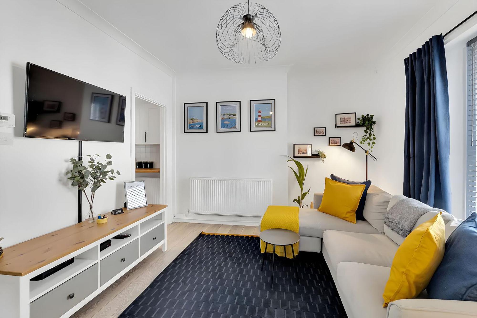 City Centre 2 Bedroom Apt - Free Parking - Wifi - Smart Tv Plymouth Exteriér fotografie